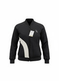 Women's Black With White Stripe Jogging Suit