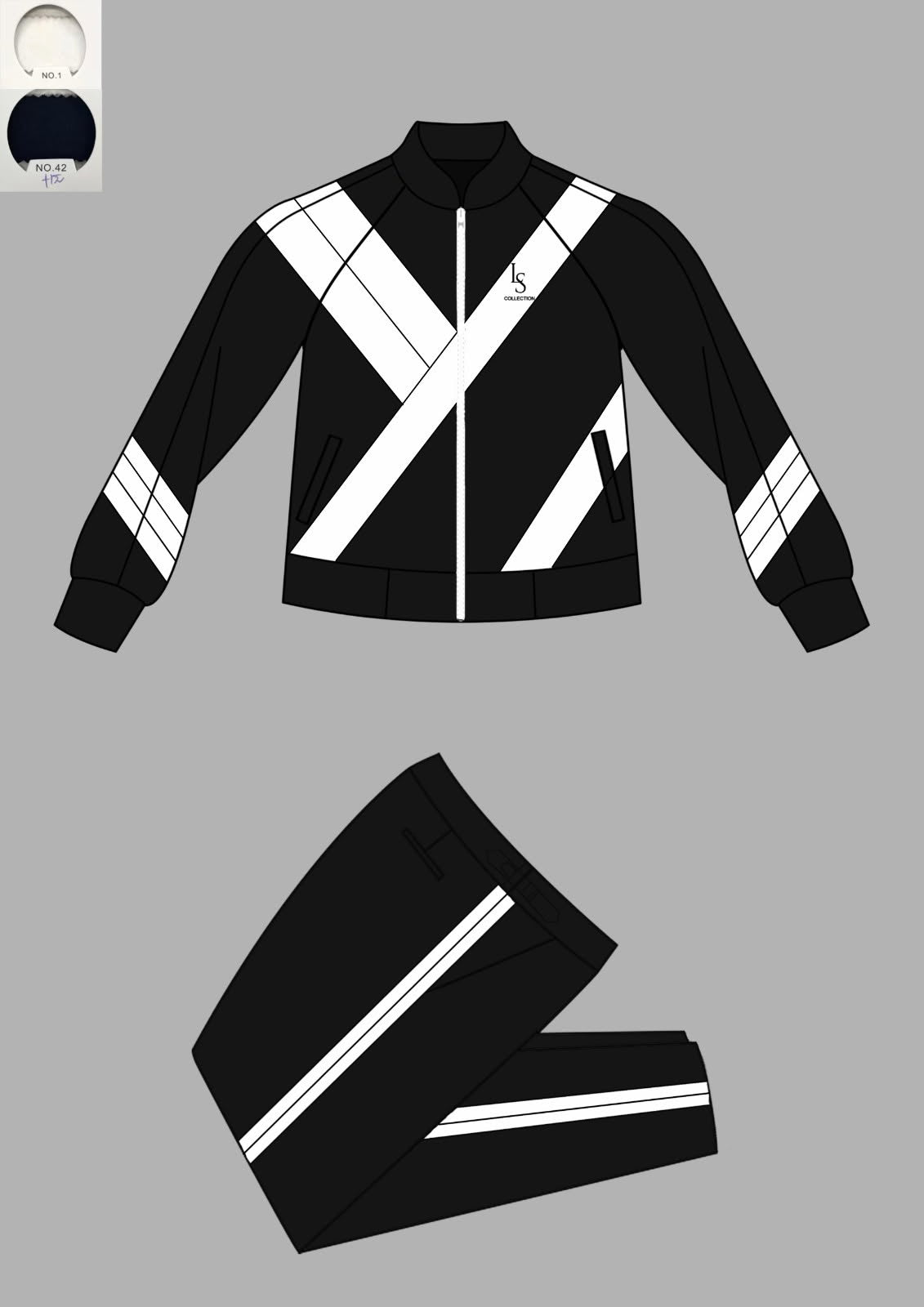 Men's Black Jogging Suit
