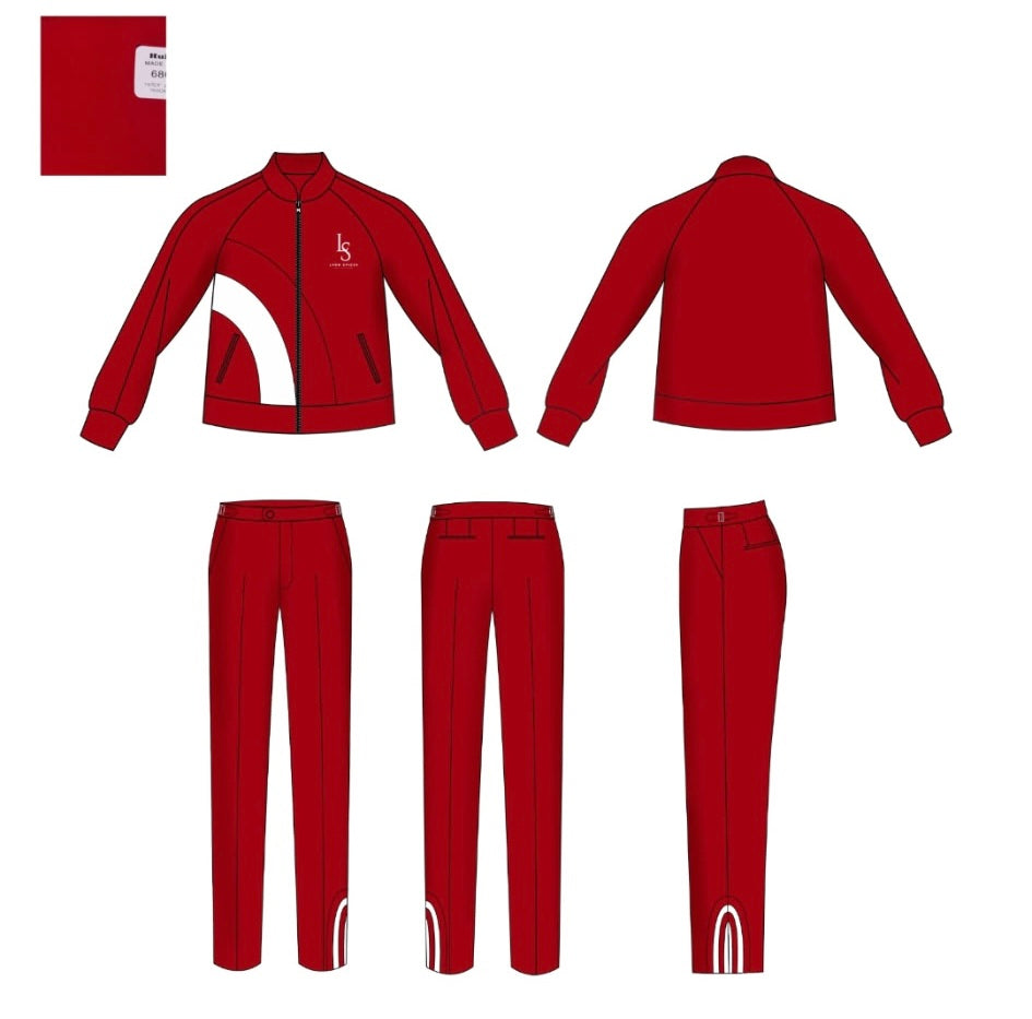 Men's Red Jogging Suit