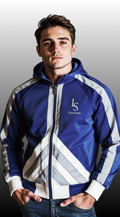 Men's Blue Hoodie Jogging Suit