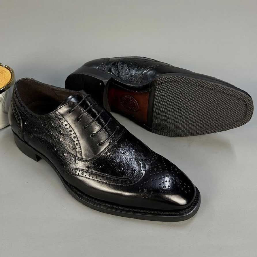 Black English Leather