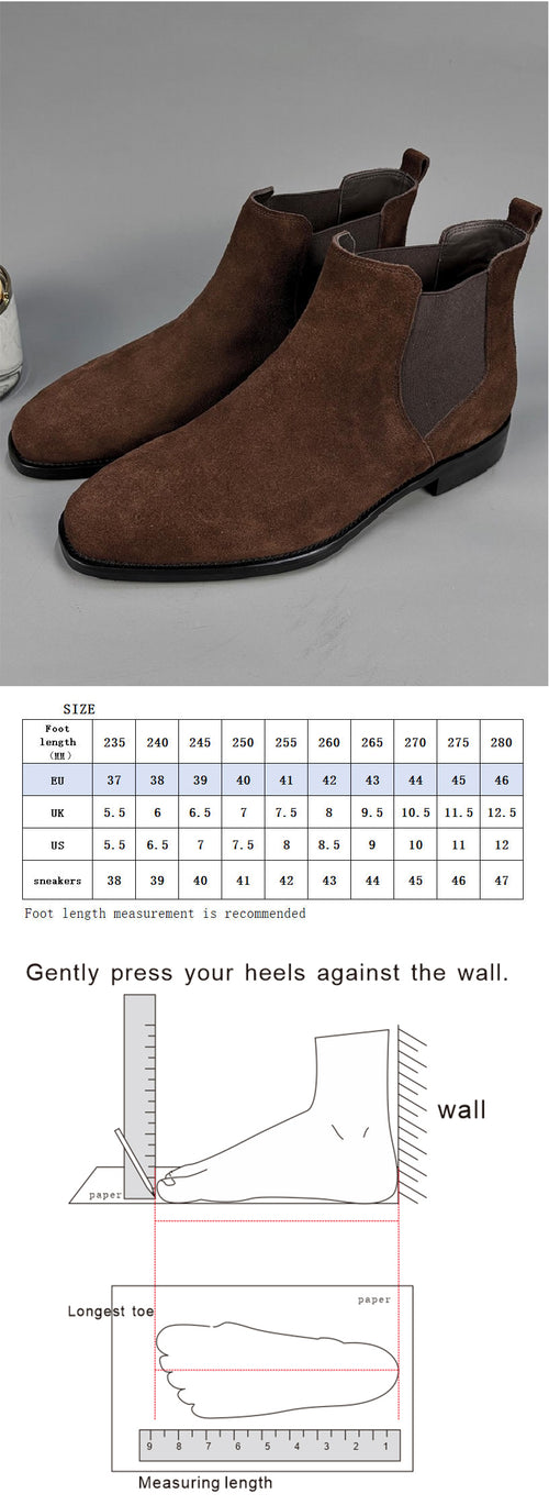 Brown Suede Chelsea Boot