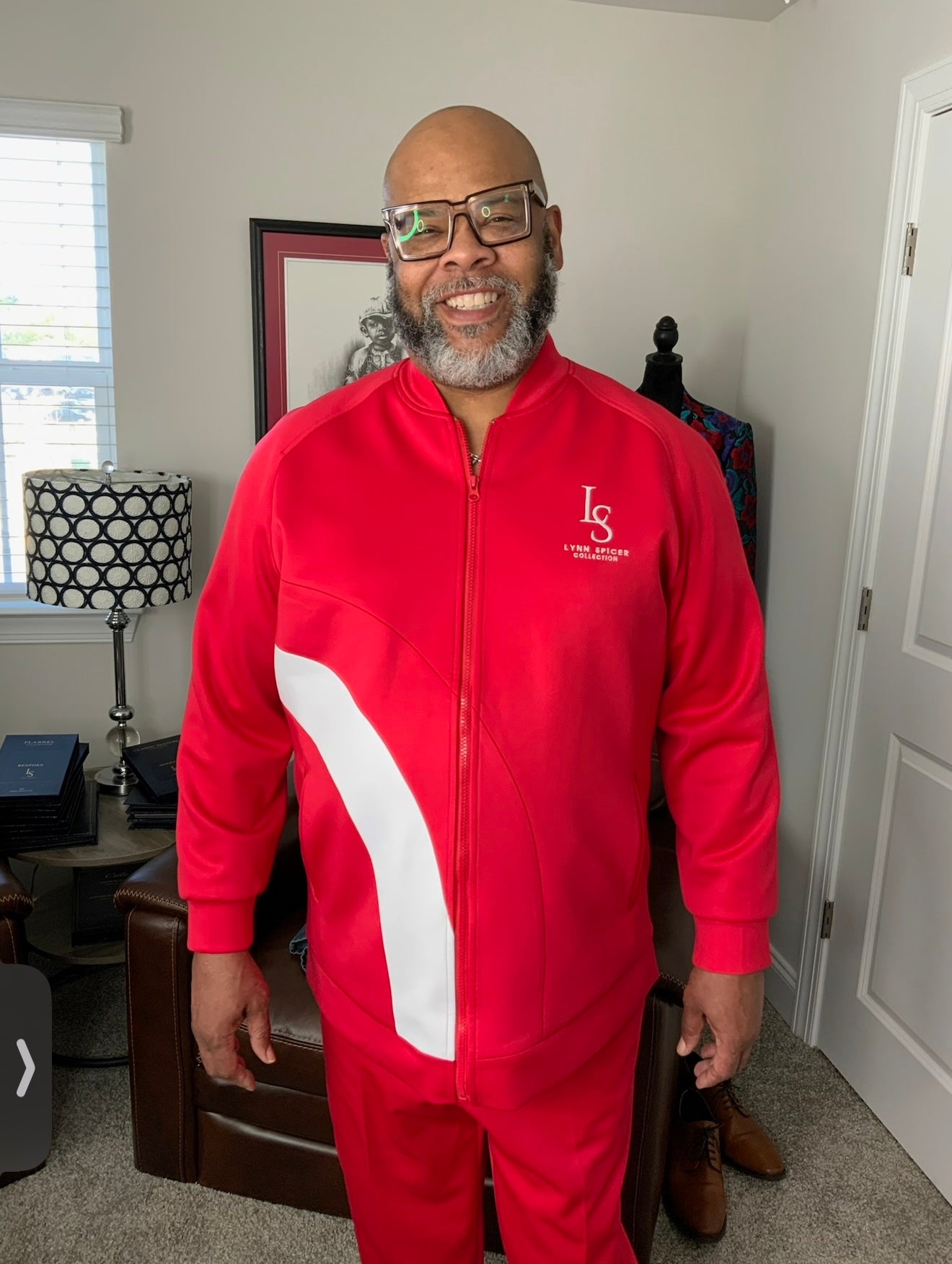 Men's Red Jogging Suit