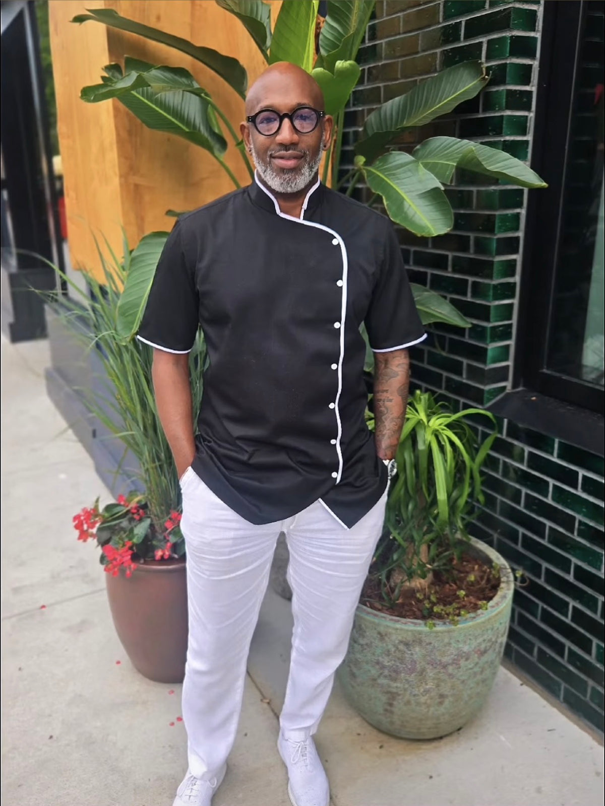 LS Signature Asymmetrical Placket Shirt