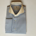 Sky Blue w/ White Collar Dress Shirt